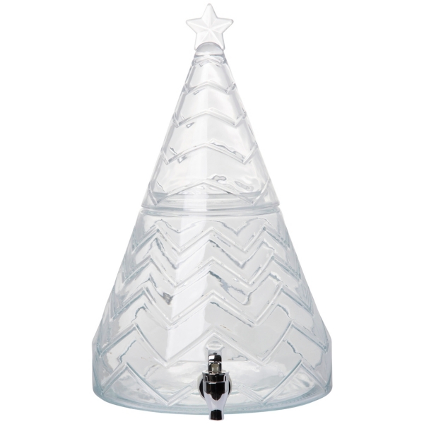 Holiday Comfort Christmas Tree 2 Gallon Beverage Dispenser - Glam