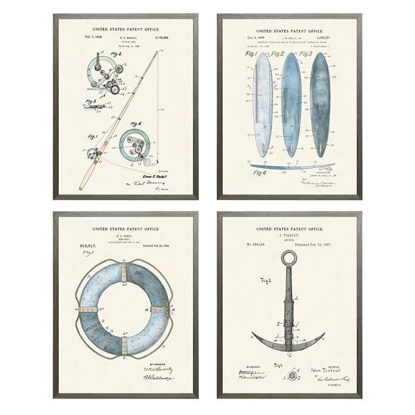 Framed Fishing Tackle Box Patent Prints – Timeless Patents