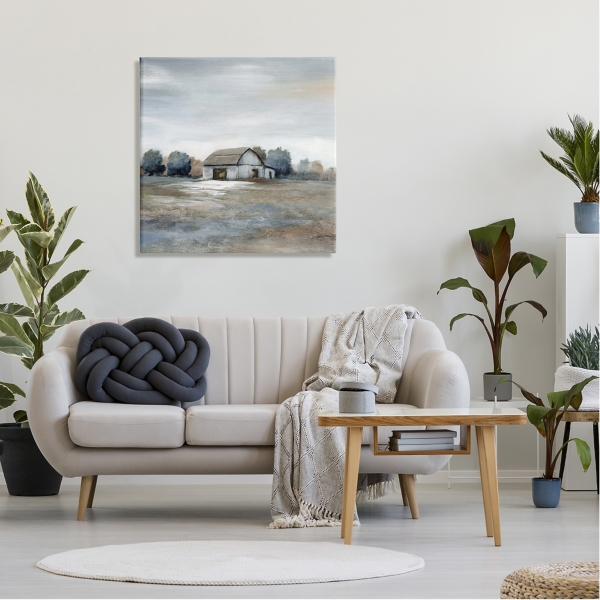 Countryside Barn Canvas Art Print, 30x30 in.