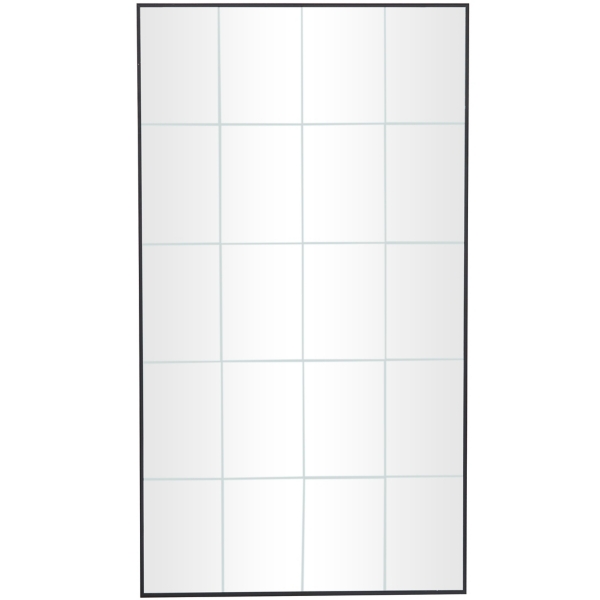 Rectangular Windowpane Grid Mirror, 30x54 in. Kirklands Home