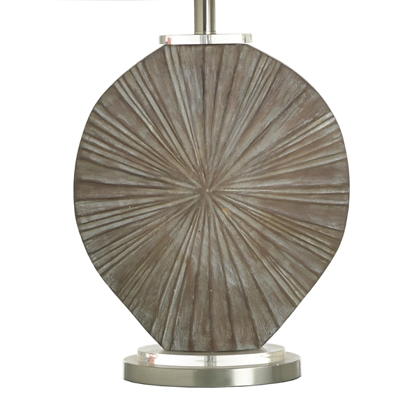 Brushed Brown Shell Table Lamp