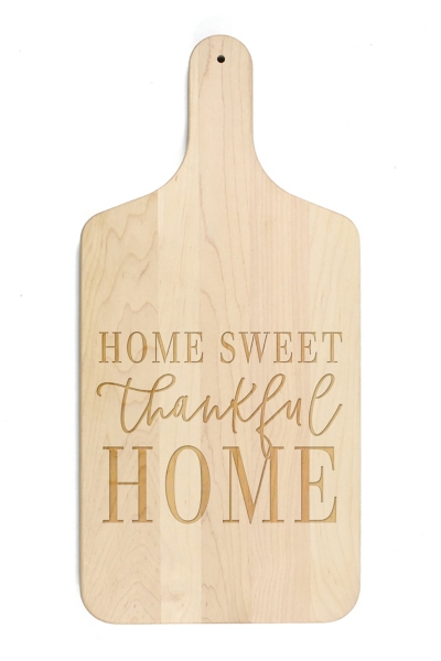 Maple Wood Home Sweet Thankful Home Cutting Board Kirklands Home