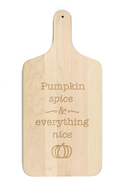 Maple Pumpkin Spice Everything Nice Cutting Board