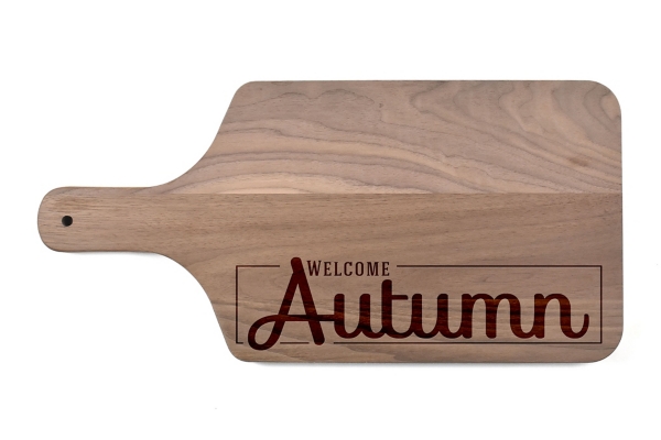 Walnut Wood Autumn Cutting Board Kirklands Home
