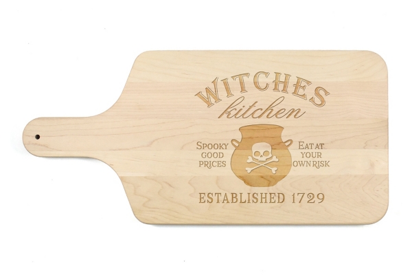 Maple witches kitchen halloween cutting board kirklands home