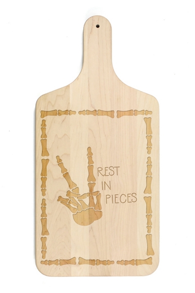 Maple Rest in Pieces Halloween Cutting Board | Kirklands Home