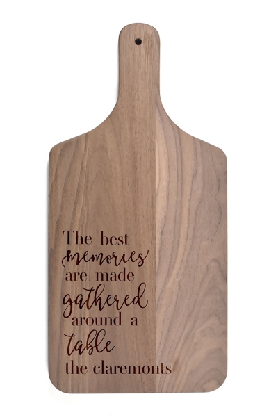 Natural Wood Cutting Board – Engraved Memories Store