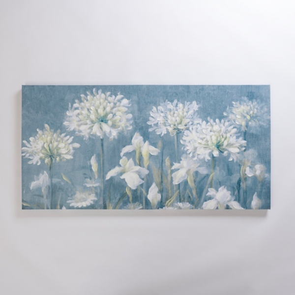 Blue Spring Blossoms Canvas Art Print