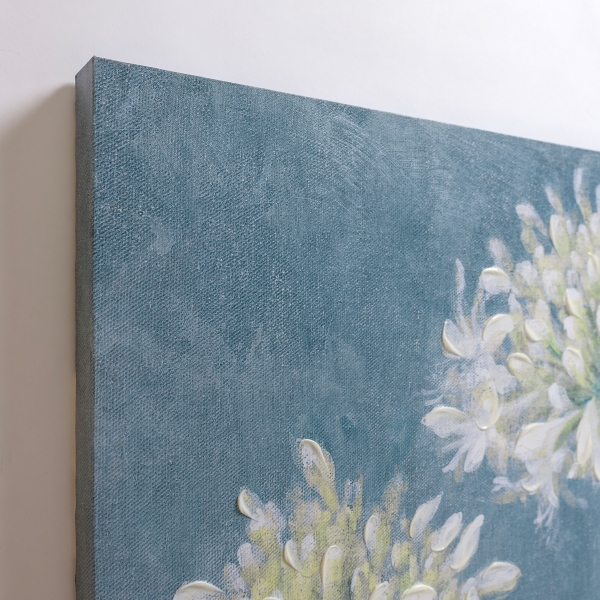 Blue Spring Blossoms Canvas Art Print