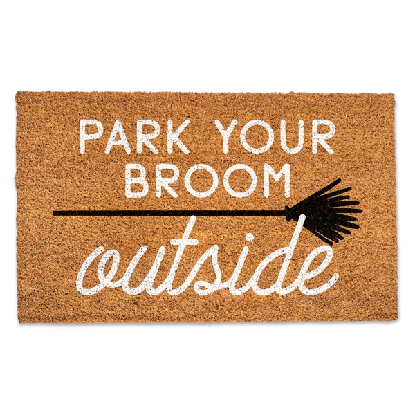 Park Your Broom Halloween Coir Doormat Kirklands Home