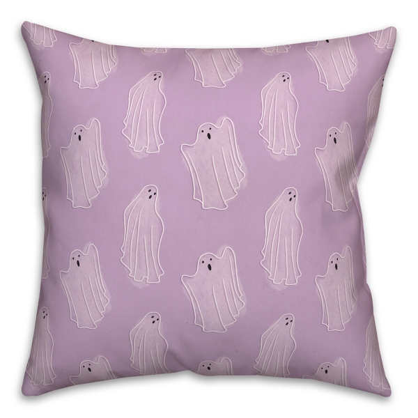Purple Ghosts Halloween Throw Pillow Kirklands Home