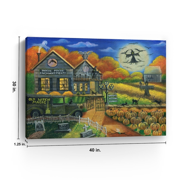 Witch Magic Canvas Art Print, 30x40