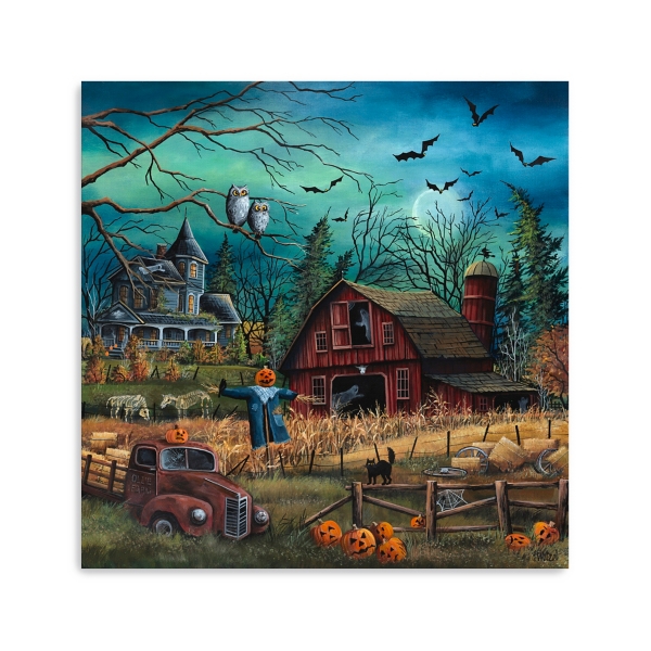 Haunted Farm Canvas Art Print, 40x40 | Kirklands Home