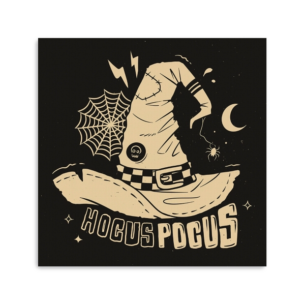 Hocus Pocus Witchy Canvas Art Print
