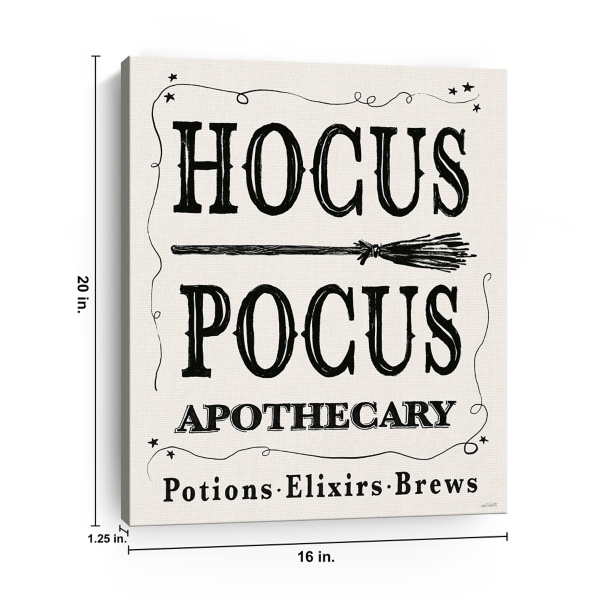 Hocus Pocus Apothecary Canvas Art Print