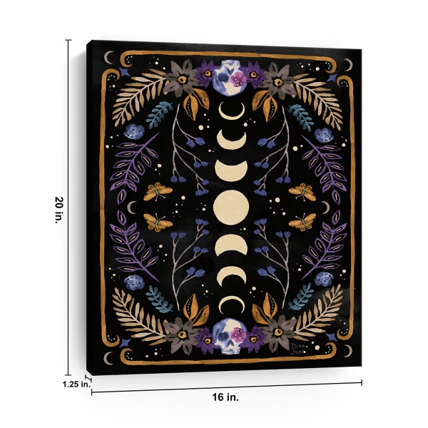 Kirklands Mystical Moon Phases Canvas Art Print at Hamilton