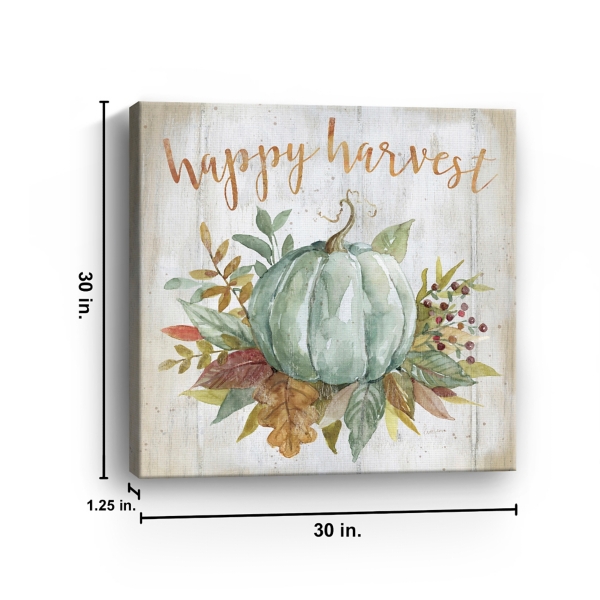 Harvest Blessings I Canvas Art Print, 30x30