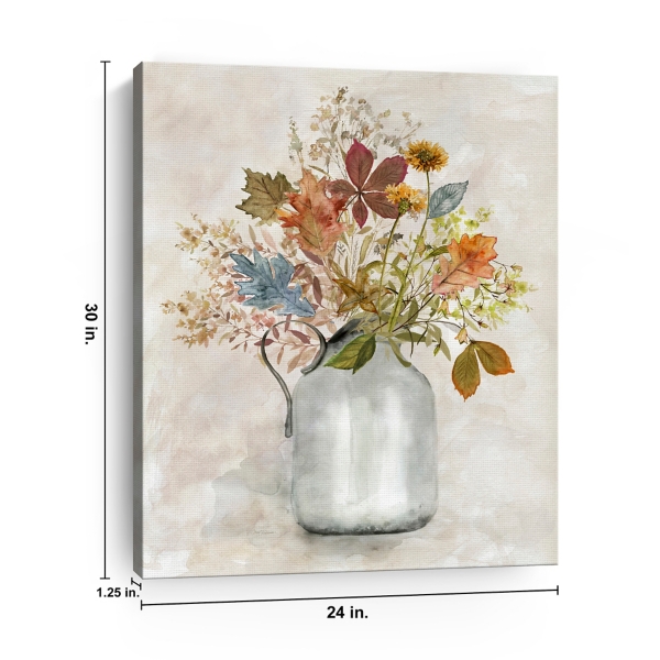 Autumn Bouquet Canvas Art Print, 24x30 in.