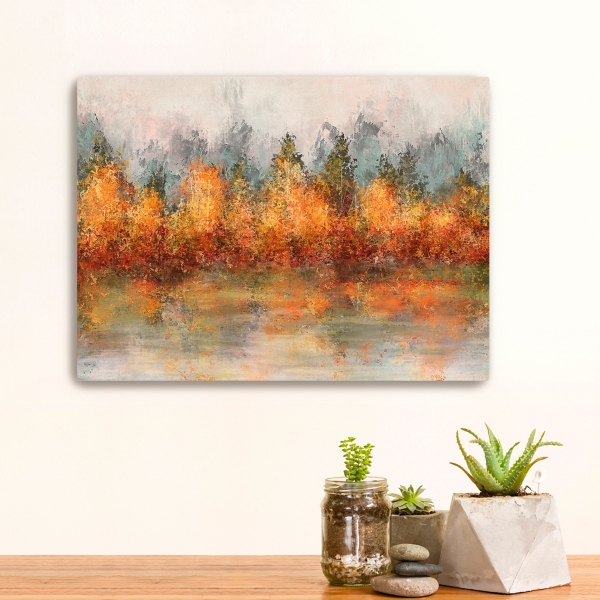 Fall Abstract Canvas Art Print