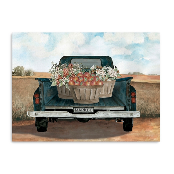 Fall Market Truck Canvas Art Print, 24x18 in. | Kirklands Home