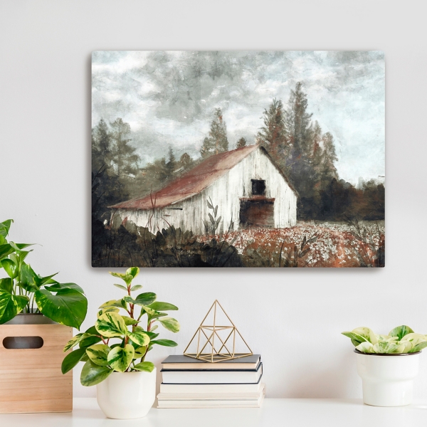 Neutral Barn Canvas Art Print, 24x18 in.