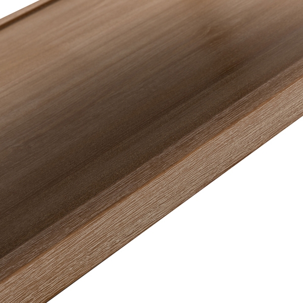 Tufted Rectangle Wood Ottoman