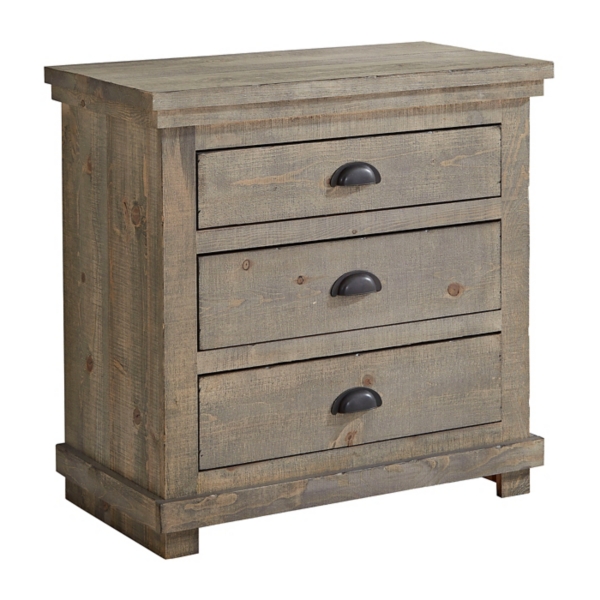 Rustic 3Drawer Wood Nightstand Kirklands Home