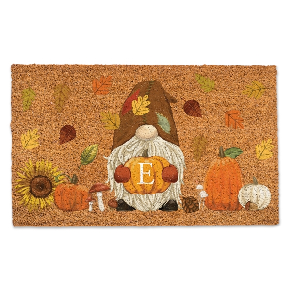 Personalized Fall Gnome Monogram Doormat Kirklands Home