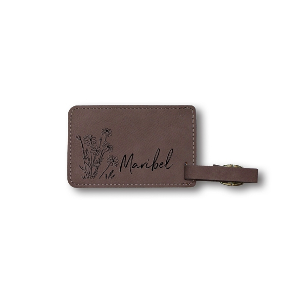 Personalized Ash Flowers Luggage Tags, Set of 2