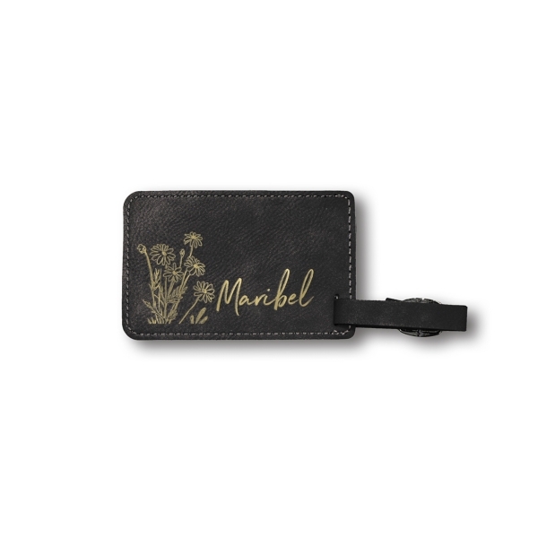 Personalized Luggage Tag Set with Custom Text