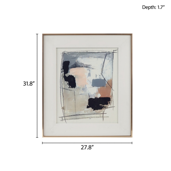 Abstract Reveal Framed Art Print