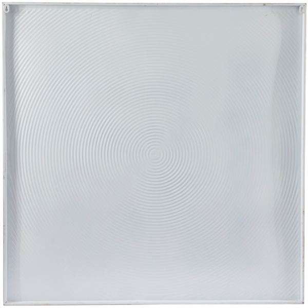 Gray Abstract Swirl Metal Wall Plaque