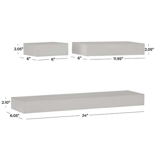 Kirklands Wood Floating Shelves Hamilton Place