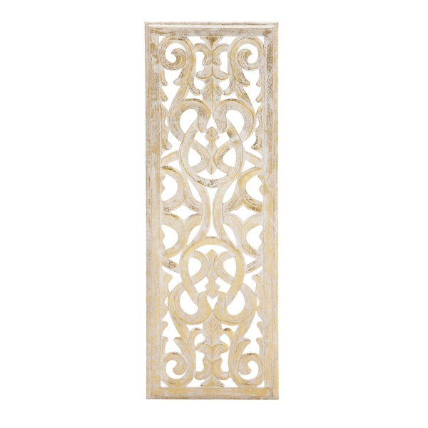 Gold Decorative Wood Panel Wall Plaque | Kirklands Home