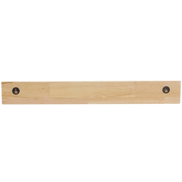 Natural Wood Floating Shelves, Set of 2
