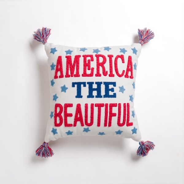 America the Beautiful Pillow