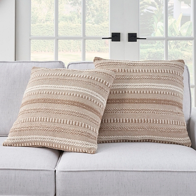 Farmhouse Striped Accent Pillow Kirklands Home