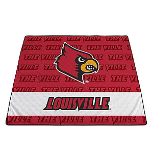 Ncaa Louisville Cardinals Blanket Tote Outdoor Picnic Blanket