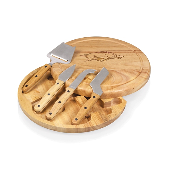 Arkansas Razorbacks Cheese Board and Tool Set