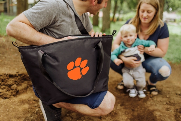 Black Clemson Tigers Cooler Tote Bag