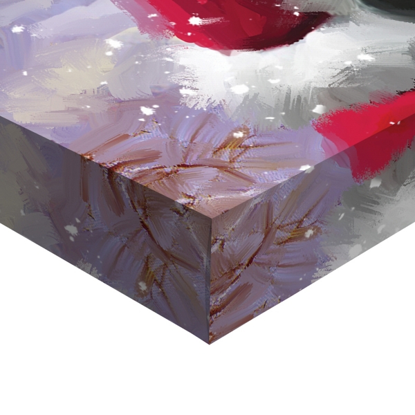 Santa's Greetings Canvas Art Print