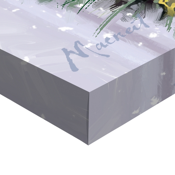 Cardinal Wreath Canvas Art Print