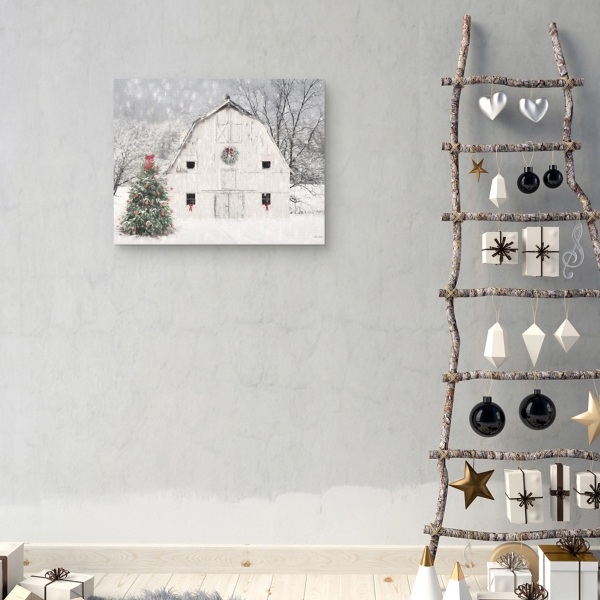 Christmas in the Country Canvas Art Print