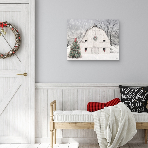 Christmas in the Country Canvas Art Print