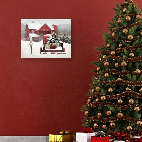 Christmas Tree Farm Canvas Art Print