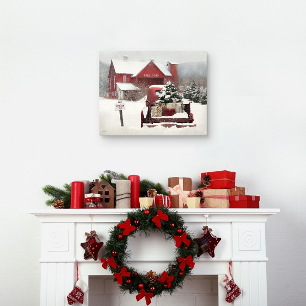 Christmas Tree Farm Canvas Art Print