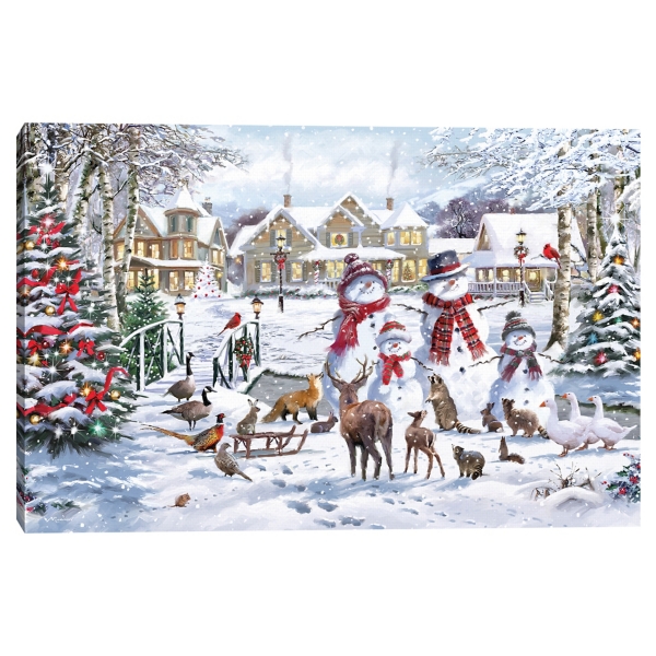 The Magic of Christmas Canvas Art Print