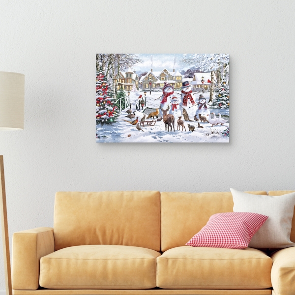 The Magic of Christmas Canvas Art Print
