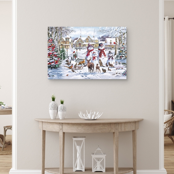 The Magic of Christmas Canvas Art Print