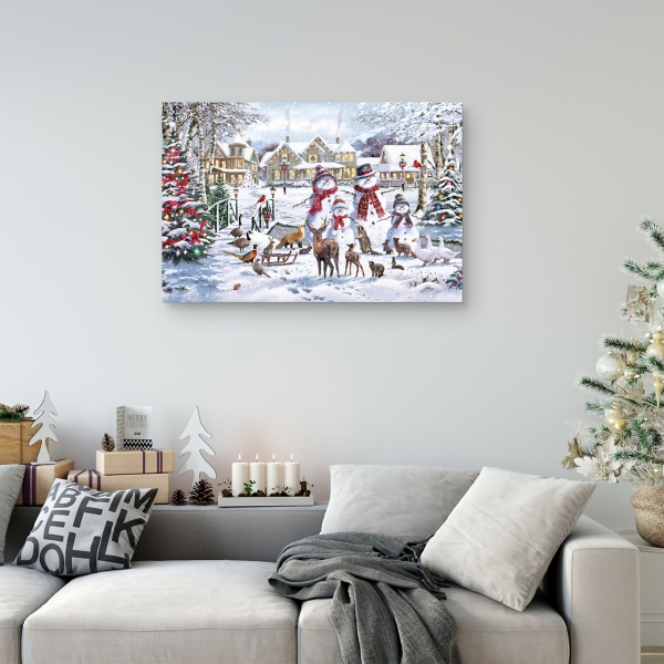 The Magic of Christmas Canvas Art Print